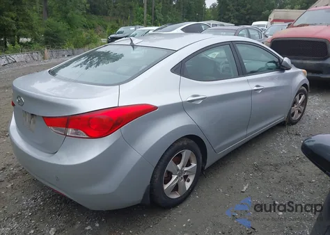 2013 Hyundai Elantra Gls из США, поврежденный, VIN 5NPDH4AEXDH327865